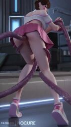 1girls 3d 9:16 anal animated asian asian_female ass audiogman bondage bound brown_hair clothing d.va discko_d.va double_anal fat_ass female female_only from_behind knees_together_feet_apart light-skinned_female light_skin mp4 no_panties nocure21o off_shoulder overwatch penetration pink_skirt purple_tentacles pussy restrained restrained_by_tentacles sex shoes short_hair shorter_than_30_seconds skirt skirt_lift sound spread_anus spreading standing tentacle tentacle_in_ass tentacles_around_legs tentacles_around_wrists tentacles_in_ass triple_anal vertical_video video