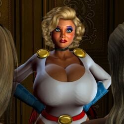 3d 4girls athletic athletic_female big_breasts blonde_hair breasts busty chest cleavage cleavage_cutout color colored comics costume curvaceous curvy curvy_figure danoshc dark-skinned_female dark_skin dc dc_comics earth_2 eyebrows eyelashes eyes female female_focus female_only fit fit_female hair hero heroine hips hourglass_figure huge_breasts humanoid justice_society_of_america kara_zor-el karen_starr karen_starr kryptonian large_breasts legs light-skinned_female light_skin lips lower_body multiple_girls offscreen_character offscreen_characters offscreen_female outfit power_girl superhero superheroine superheroinecentral superman_(series) thick thick_legs thick_thighs thighs toned toned_female top_heavy upper_body voluptuous wide_hips