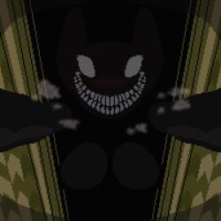 backrooms black_nipples black_skin breath_cloud breathing_heavily dark_body datzuum large_breasts multi_monster_(minstlu) nightmare_waifu pixel_(artwork) pixel_art pussy smile smiler smiler_(the_backrooms) tagme teratophilia the_backrooms thick_thighs thighs