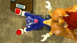 3d big_butt blueapple erection gloves huge_ass overhead_view sonic_(series) sonic_the_hedgehog sonic_the_hedgehog_(series) tagme thick_ass thick_thighs