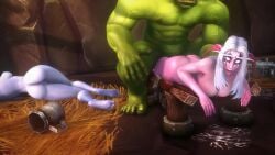 1boy 2girls 3d animated ass barefoot big_ass big_breasts blizzard_entertainment bouncing_breasts breasts completely_nude defeated feet female from_behind horde_domination khalys large_breasts larger_male male naked_female naked_male night_elf noname55 nude nude_female nude_male orc orc_(warcraft) orc_male orced rape raped sex size_difference smaller_female sound source_filmmaker thick_ass thick_thighs video world_of_warcraft ziahna