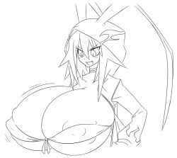 big_breasts breast_expansion canon_genderswap demon_girl disgaea disgaea_d2 huge_breasts hyper_breasts laharl laharl-chan matsu-sensei nippon_ichi_software