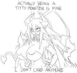 big_breasts canon_genderswap demon_girl disgaea disgaea_d2 drawn huge_breasts laharl laharl-chan matsu-sensei nippon_ichi_software succubus succubus_(disgaea)