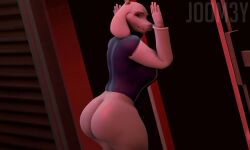 1girls 3d anthro ass back_view bent_over big_ass big_breasts bottomless busty curvy curvy_female curvy_figure dat_ass female female_only goat goat_girl humanoid joom3y long_ears looking_at_viewer looking_back mature_woman posing smile solo source_filmmaker thick_thighs toriel undertale undertale_(series) video_games white_body white_fur