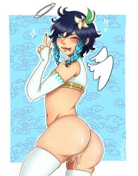 venti (genshin impact) from genshin impact by ryocelf