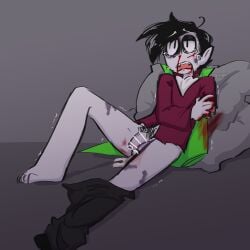 amputee blood censored cock gore male male_ryona penis post_rape raped ryona sad1sticmf spooky_month streber_(spooky_month) tagme vampire_costume