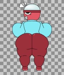 ass ass_bigger_than_head ass_focus ass_up butt butt_focus buttocks curves dandy's_world dandys_world exposed exposed_ass eyelashes ferman gigi_(dandy's_world) grin grinning grinning_at_viewer looking_at_viewer looking_back looking_pleasured red_body red_skin roblox roblox_game sweater thick thick_ass thick_hips thick_legs thick_thighs thighs voluptuous voluptuous_female