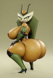 1girls 3d 3d_model ai ai_generated alien_robot big_ass big_breasts big_butt female female_focus female_only green_body milf my_life_as_a_teenage_robot queen_vexus robot robot_girl robot_humanoid simple_background solo solo_female tagme thicc thick_ass thick_legs thick_thighs vexus villainess voluptuous voluptuous_body vulkyasha_(style) yellow_body