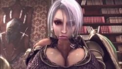 1girls 3d 3d_animation 3d_model animated big_breasts big_penis breasts fellatio fellatio_while_paizuri female isabella_valentine no_sound oral paizuri penis pov rayhuma soul_calibur source_filmmaker straight tagme titjob video white_hair