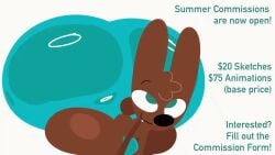 animated ass ass big_ass bouncing_ass breathotter bulge bulge_through_clothing bunny cocoa_the_bunny huge_ass jiggling_ass lagomorph looking_at_viewer male male_focus male_only tagme thick thick_ass thick_thighs twerking