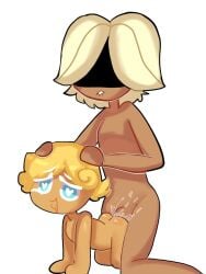 cookie_run cookie_run_kingdom custard_cookie_iii gay gay_sex healer_cookie pure_vanilla_cookie size_difference