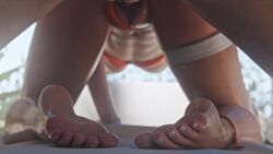 bikini cum cum_drip cum_in_pussy cum_inside final_fantasy final_fantasy_vii nagoonimation orange_bikini pussy sex short_hair small_breasts tagme video voice_acted yuffie_kisaragi