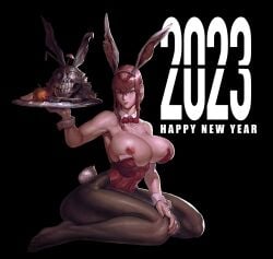 2023 breasts bunnysuit chainsaw_man fake_animal_ears female female_only lagon_(artist) makima_(chainsaw_man)