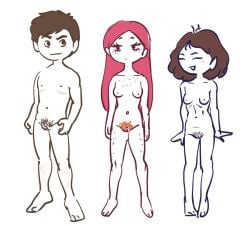 1boy 2girls a_chinese_(cooking_madness) cooking_madness mannie mannievelous nude nude_female nude_male pussy