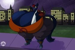 ass_expansion big_ass big_breasts breast_expansion breasts bubble_butt cleavage female furry huge_ass huge_breasts hyper_ass hyper_breasts mad_n_evil mae_borowski night_in_the_woods tagme thick_thighs wide_hips