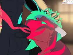 animated big_dom_small_sub bodily_fluids cum cum_in_mouth cum_inside cumshot cyberdragon dominant dragon drinking drinking_cum duo ejaculation face_fucking fellatio genital_fluids graker irrumatio j450n j450n2080 male male/male muscular mythological_creature mythological_scalie mythology oral penile penis_in_mouth scalie sex size_difference size_play
