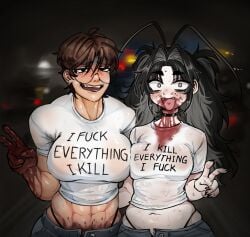 blood_stain marblechii meme muscular_female northeze