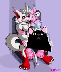 anthro anus armchair ass balls blush bodily_fluids bracelet breasts censored chair claws clothed clothing crown cum cum_in_pussy cum_inside digital_media_(artwork) dragon duo ear_piercing ear_ring egyptian egyptian_clothing ejaculation erection felid feline female female_penetrated fur furniture genital_fluids genitals hair hair_grab hatysa headgear hi_res humanoid_genitalia jewelry kimz kissing lynx male male/female male_penetrating male_penetrating_female mammal mythological_creature mythological_scalie mythology necklace nipples nude open_mouth pawpads paws penetration penile penile_penetration penis penis_in_pussy piercing pink_body pornography pussy raised_tail ring_piercing saliva saliva_string scalie sex simple_background sitting smile tail tiara tongue touching_hair vaginal_penetration white_body