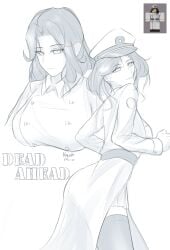 1girls 2023 anime_girl anime_style artist_name ass big_ass big_breasts breasts clothed copyright_name dated dead_ahead_(roblox) female haysukey humanoid krita_program looking_at_viewer maya_tau naval_uniform reference_image roblox roblox_game robloxian showing_ass solo_female tagme thighs