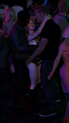 club female groping groping_breasts original_character peter_(troxvi) public red_hair rori_collins_(troxvi) self_upload shaun_(troxvi) troxvi