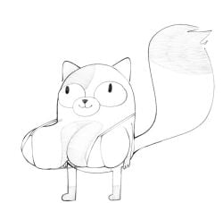 adventure_time adventure_time:_fionna_&_cake big_breasts cake_the_cat catgirl furry garbledina huge_breasts meme