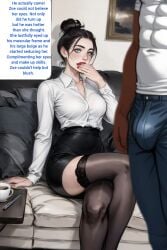 2boys ai_generated imminent_sex interracial makeup red_lipstick trans_woman transgender