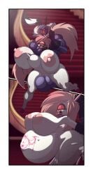 absurd_res balls big_ass big_balls big_breasts big_penis bodily_fluids breast_milking breasts cherri_bomb choke choke_hold cum cum_in_pussy cum_inside cumflation cyclops demon demon_humanoid detailed_background dominant dominant_male duo excessive_cum excessive_genital_fluids fangs female female_penetrated genital_fluids genitals hair hazbin_hotel hi_res humanoid impregnation inflation lactating male male/female male_penetrating male_penetrating_female muscular muscular_male nipples nude open_mouth open_smile orgasm orgasm_face penetration penile penile_penetration penis penis_in_pussy piercing pink_hair purple_body purple_skin rape raped red_eyes sex smile standing standing_sex stomach_bulge submissive submissive_female sweat teeth thick_thighs tongue tongue_out turboranger vaginal_penetration valentino_(hazbin_hotel) white_body white_skin yellow_eyes
