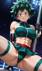 female deku from my hero academia by darkcry