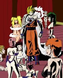 6+girls big_breasts black_clover black_hair bleach blonde_hair breasts cape chainsaw_man crossover curvy dragon_ball fairy_tail female female_asta female_deku female_denji female_ichigo female_natsu female_tanjirou female_yuuji genderswap_(mtf) harem invincible jujutsu_kaisen kimetsu_no_yaiba large_breasts lipstick long_hair male monkey_d_luffy my_hero_academia naruko naruto one_piece parody que_ladilla rule_63 rule_63 short_hair son_goku stairs
