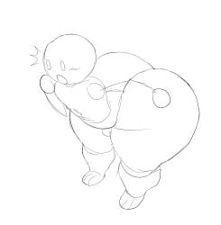 ass_bigger_than_head big_ass big_butt bubble_butt dagothurfanclub perspective perspective_shot