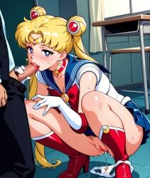 1boy accessories accessory ai ai_generated anime bishoujo_senshi_sailor_moon blonde_female blonde_hair blonde_hair_female blowjob blowjob_face blue_skirt classroom cock cock_in_mouth dick dick_in_mouth exposed_cock exposed_penis exposed_pussy exposed_vagina female female_focus hand_on_cock hand_on_dick hand_on_penis handjob juicy_pussy legs legs_apart legs_open legs_spread long_hair looking_at_viewer panties panties_around_leg panties_around_one_leg penis penis_in_mouth pussy pussy_juice pussy_juice_drip sailor_collar sailor_moon sailor_uniform school school_girl school_uniform schoolgirl schoolgirl_uniform seductive seductive_eyes seductive_look seductive_smile skirt squat squatting squatting_female squatting_position stable_diffusion sucking_cock sucking_dick sucking_penis vagina vaginal_fluids vaginal_juices wet_panties wet_pussy white_panties