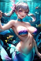 1girls ai_generated black_clover female noelle_silva solo tagme toongenai underwater