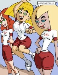 3girls animated ass athletic athletic_female background_character big_ass big_breasts big_hair bottom_heavy breasts busty chest cleavage curvaceous curvy curvy_figure danny_phantom dboy digital_drawing_(artwork) digital_media_(artwork) eyebrows eyelashes eyes female female_focus fit fit_female gif gym gym_clothes gym_shorts gym_uniform hair hips hourglass_figure huge_ass huge_breasts human large_ass large_breasts legs light-skinned_female light_skin lips mature mature_female nickelodeon perky_breasts short_hair slim_waist small_breasts star_(danny_phantom) thick thick_hips thick_legs thick_thighs thighs top_heavy upper_body voluptuous waist wide_hips