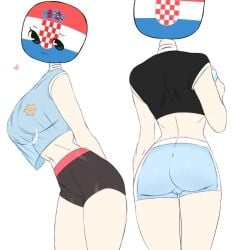 1girls clothing countryhumans countryhumans_girl croatia croatia_(countryhumans) flawsy heart see-through see-through_clothing see-through_top see_through_underwear straight tagme thick_thighs water_bottle