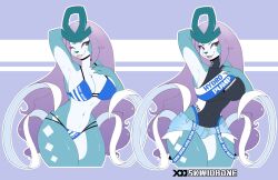 big_breasts breasts female legendary_pokémon nintendo pokémon_(species) pokemon pokemon_(species) skwidbone suicune tagme