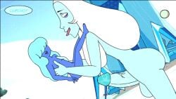 1futa 1girl1futa 1girls 2d 2d_animation alien alien_futanari alien_girl alien_only animated balls big_dom_small_sub big_penis blue-skinned_female blue-skinned_futanari blue_diamond_(steven_universe) blue_skin cartoon_network female futa_on_female futanari gem_(species) pedroillusions penis sapphire_(steven_universe) sex size_difference steven_universe testicles tongue tongue_out