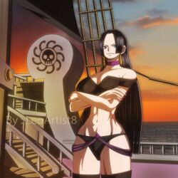boa hancock from one piece by leoartist8