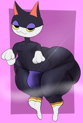 1femboy animal_crossing anthro ass bad_anatomy balls big_balls big_butt big_thighs bodily_fluids bulge domestic_cat dumptruck_ass felid feline felis femboy feminine feminine_male fur genitals girly hi_res huge_butt huge_hips huge_thighs male male/male mammal musk musk_clouds nintendo punchy_(animal_crossing) solo steam sweat sweatdrop sweaty_balls sweaty_butt sweaty_genitalia thick thick_ass thick_boy thick_thighs timewastedo video_games