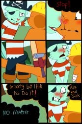 comic handy_(htf) happy_tree_friends russell_(htf)