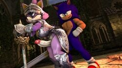 3d 3d_(artwork) blaze_the_cat futanari male_on_futa nackey sonic_(series) sonic_and_the_black_knight sonic_the_hedgehog