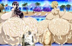 2020s 2022 2boys 2d 2d_(artwork) 2girls alternate_version_available anal anal_penetration anal_sex artist_name beach big_ass blonde blonde_female blonde_hair blonde_hair_female cellulite cum cum_covered cum_on_ass cum_on_back cum_on_body cum_on_breasts cum_on_face cum_on_hair dark_purple_hair detailed detailed_background dimaria_yesta enjoyment ero-enzo excessive_cum faceless_male facial fairy_tail female female_focus hi_res high_resolution highres hyper hyper_ass hyper_breasts hyper_penis long_hair long_hair_female looking_at_viewer looking_back loving_it multiple_girls over_480p partial_male penis rtenzo scar scar_on_back sex straight tattoo_on_butt taurus_(fairy_tail) thick_ass thick_cum thick_thighs ultear_milkovich uncensored veiny_penis white_hairband wide_hips yellow_eyes yellow_eyes_female