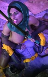 2girls 3d ahe_gao arab_female barbara_gordon batgirl batgirl_(gotham_knights) batman_(series) biracial_female clothed_sex dc dc_comics dubious_consent female female_only gotham_knights heroine interracial interracial_yuri lesbian lesbian_sex milf talia_al_ghul talia_al_ghul_(gotham_knights) villain villainess yuri