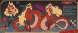 amethystdust anthro areola ass big_breasts blood bodily_fluids breasts claws dragon female genitals hair hi_res horn looking_at_viewer nipples nude pussy scales scalie smile tongue tongue_out wings