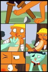 comic handy_(htf) happy_tree_friends russell_(htf)