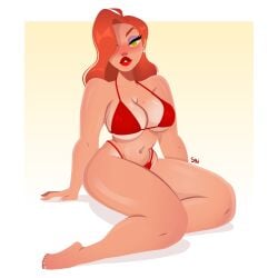 jessica rabbit from disney by nightlyneu