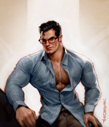 clark kent from dc by theobromic