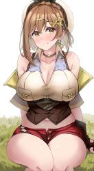 atelier_(series) atelier_ryza big_ass big_breasts blush breasts female female_only kibihimi looking_at_viewer reisalin_stout thick_thighs