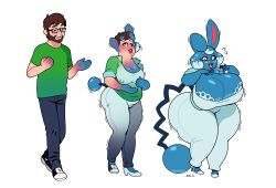 1girls ass ass_expansion azumarill blackshirtboy breast_expansion breasts fat female gender_transformation high_heels huge_ass huge_breasts milf mtf_transformation nintendo pokemon rule_63 solo thick_thighs transformation transformation_sequence wide_hips