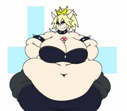 1girls ass_bigger_than_body ass_bigger_than_breasts ass_bigger_than_head bbw big_ass big_balls big_breasts big_butt bowsette breasts_bigger_than_body breasts_bigger_than_head breasts_bigger_than_torso fat female female_only huge_ass huge_belly huge_breasts hyper_ass hyper_breasts mario_(series) mizz-britt new_super_mario_bros._u_deluxe nintendo obese obese_female overweight overweight_female ssbbw