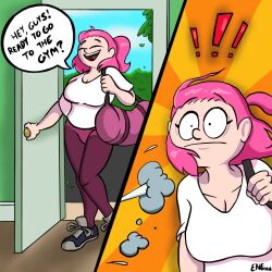 cali_dolasi clothes comic surprised text theenfman